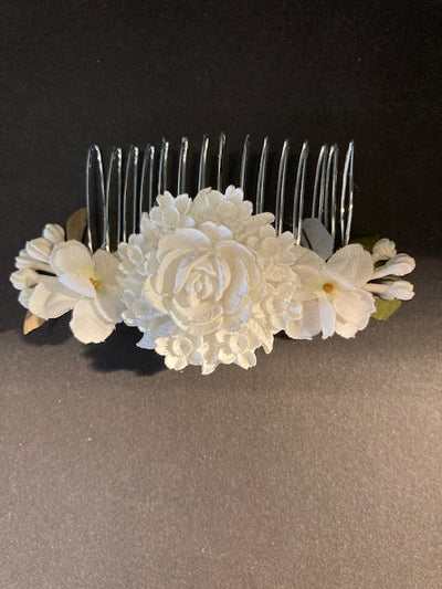 Floral Resin Hair Comb