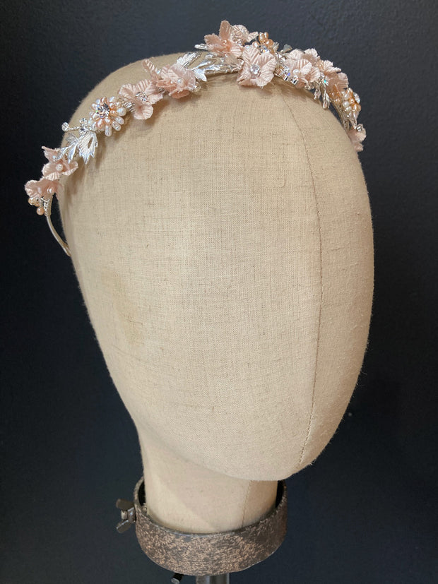 Blush Floral Headband